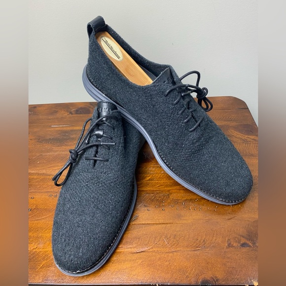 Cole Haan Charcoal Comfortable Wool Shoe size 10 - Picture 1 of 13